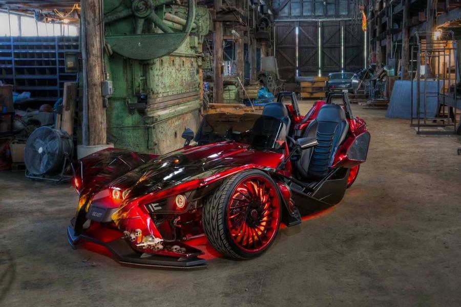  Polaris Slingshot on Forgiato Wheels (Ventoso-ECL) 2017 года  (фото 1 из 2)
